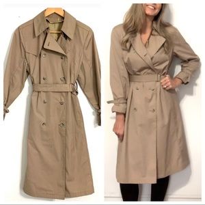 London Fog Trench Coat size 8P